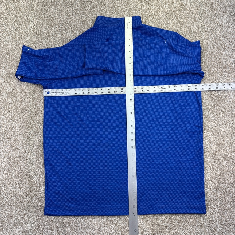 Columbia Golf Vibrant Blue 1/4 Zip Training T Shirt men’s size large - Picture 7 of 14